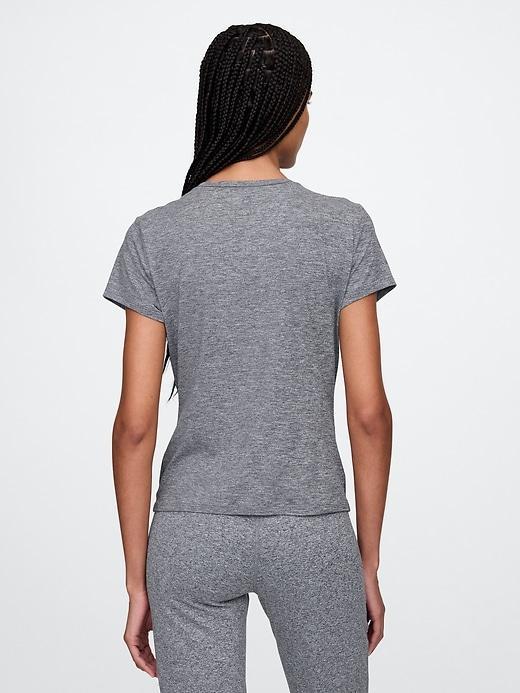 GapFit Lightweight Brushed Jersey T-Shirt Product Image