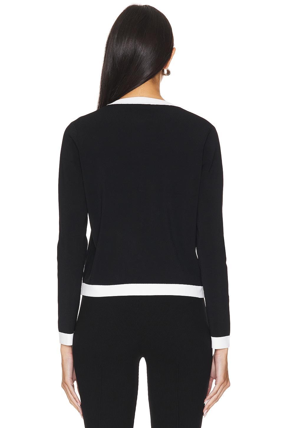Estefania Contrast Trim Cardi L'AGENCE Product Image