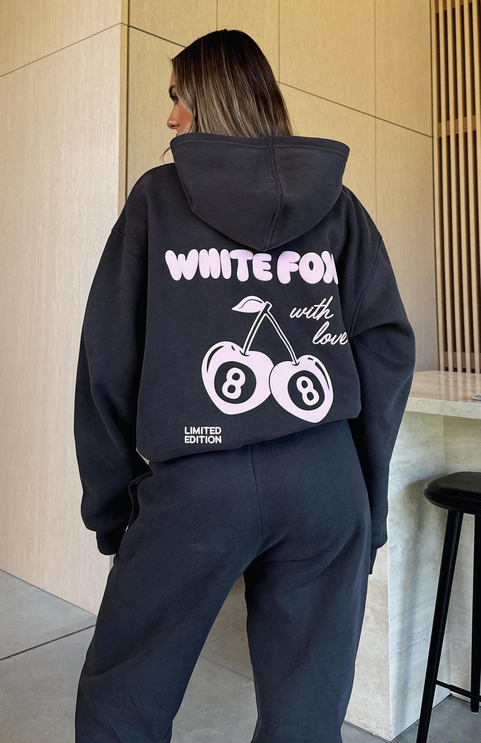 With Love In The Moment Oversized Hoodie Charcoal Product Image