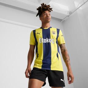 PUMA FenerbahÃ§e SK 24/25 Men's Replica Home Soccer Jersey in Speed Yellow/Blue Violet Product Image