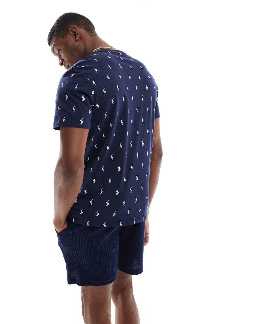 Polo Ralph Lauren lounge T-shirt in navy Product Image