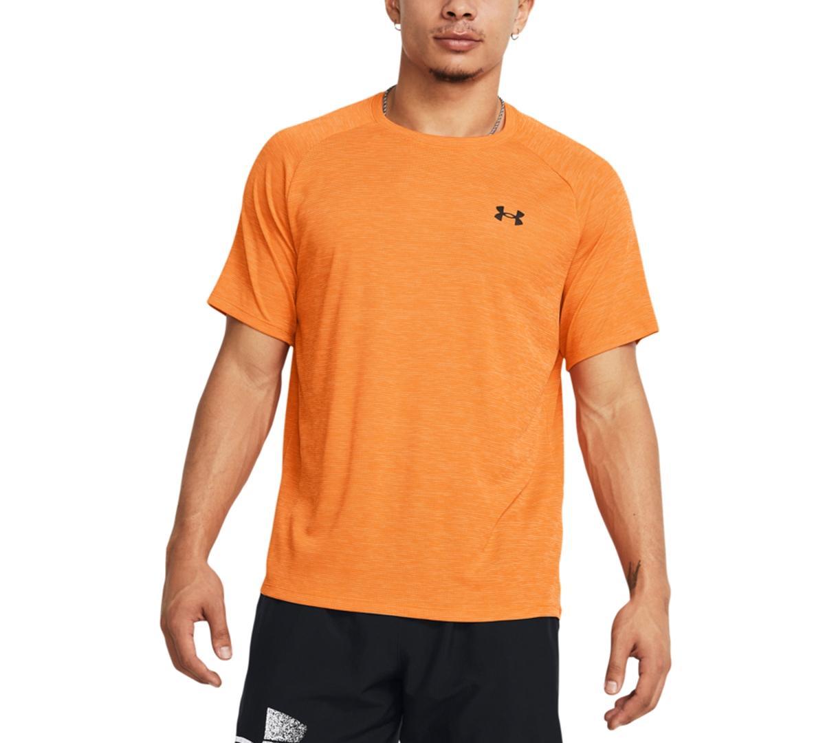 Men's Under Armour Tech Textured Short Sleeve Tee, Size: Medium, Castlerock Product Image