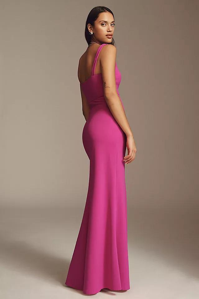 BHLDN Blake Square-Neck Stretch Crepe Maxi Dress Product Image