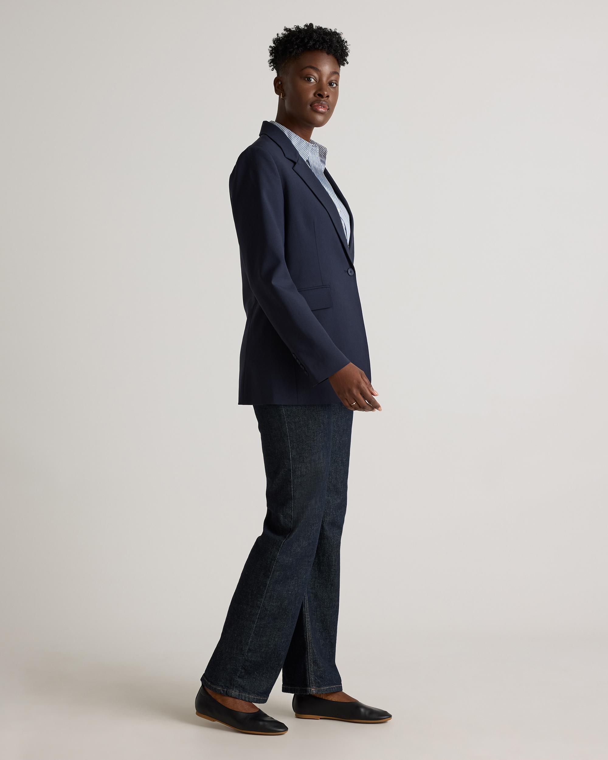 Quince | Women's Italian Wool Long Blazer Product Image