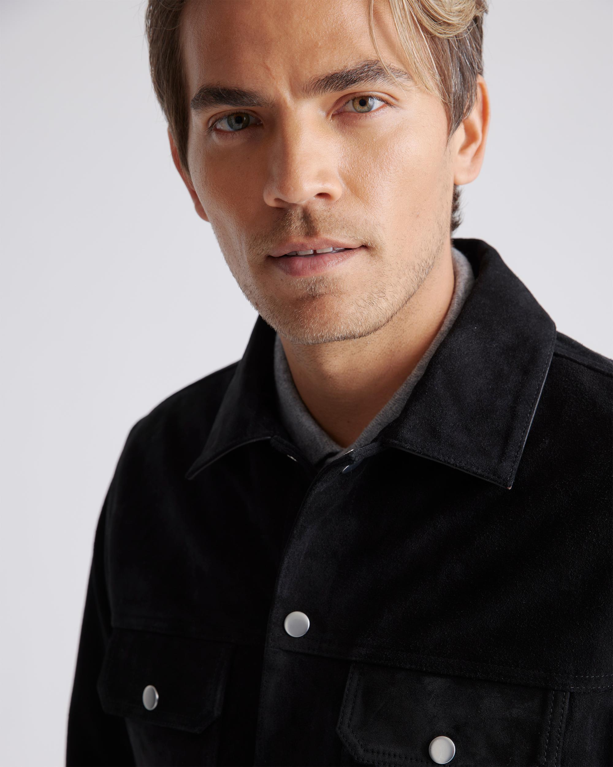 Quince | Men's Italian Suede Trucker Jacket Suede Leather Product Image