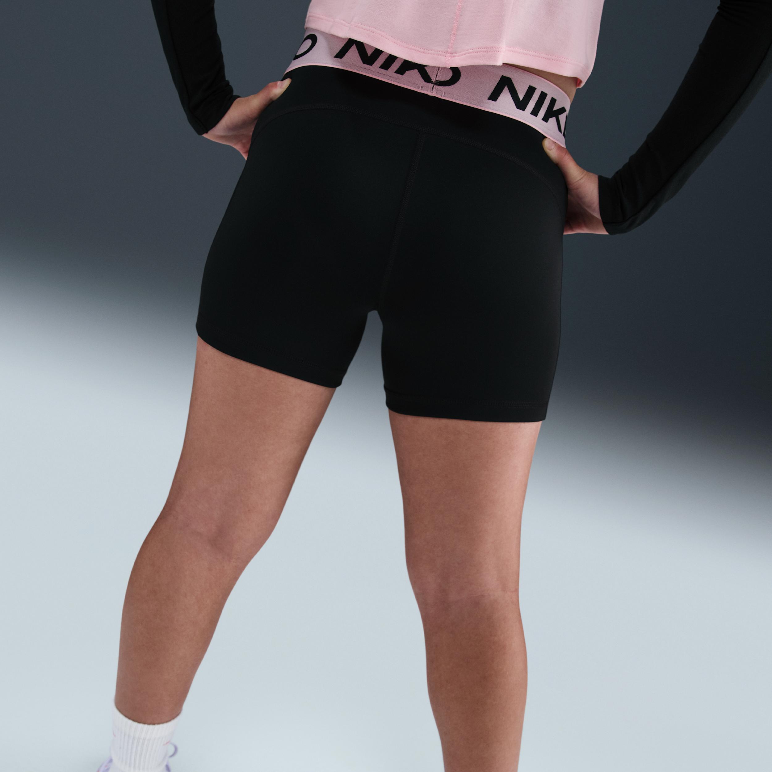 Women's Nike Pro Girls' Dri-FIT Shorts (Extended Size) Product Image