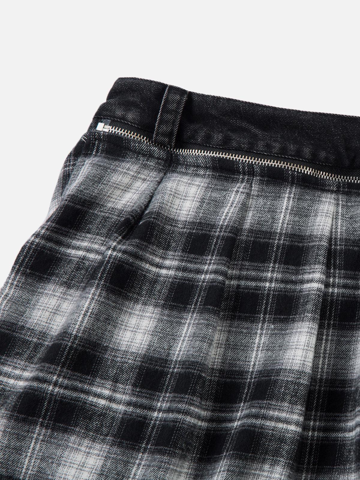Aelfric Eden Plaid Super Baggy Barrel Jeans Product Image