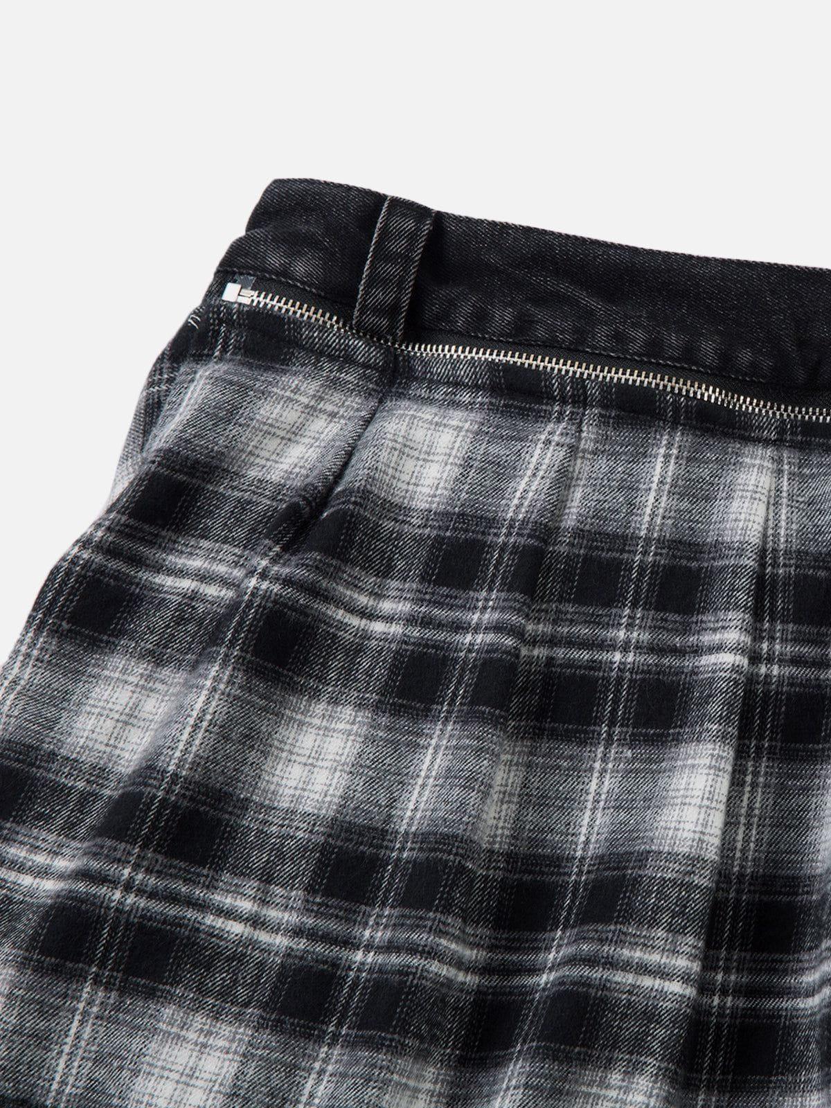 Aelfric Eden Plaid Super Baggy Barrel Jeans Product Image