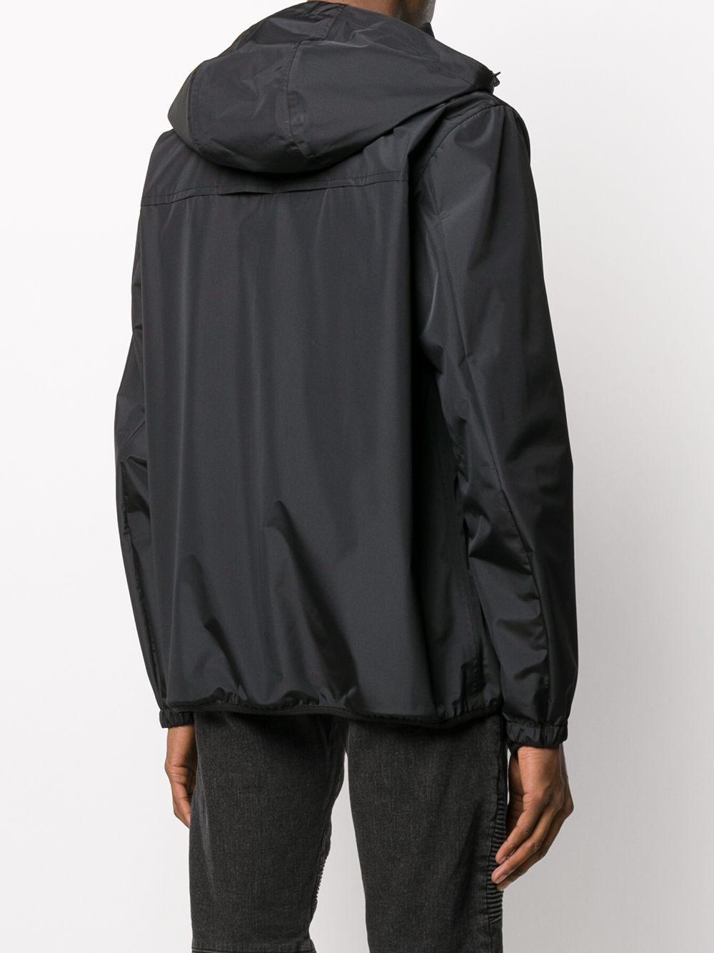 logo-appliqué hooded jacket Product Image