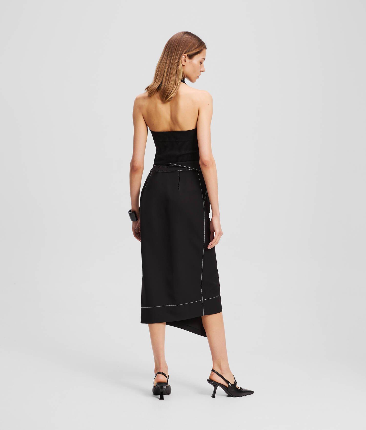 CONTRAST STITCH SKIRT Product Image