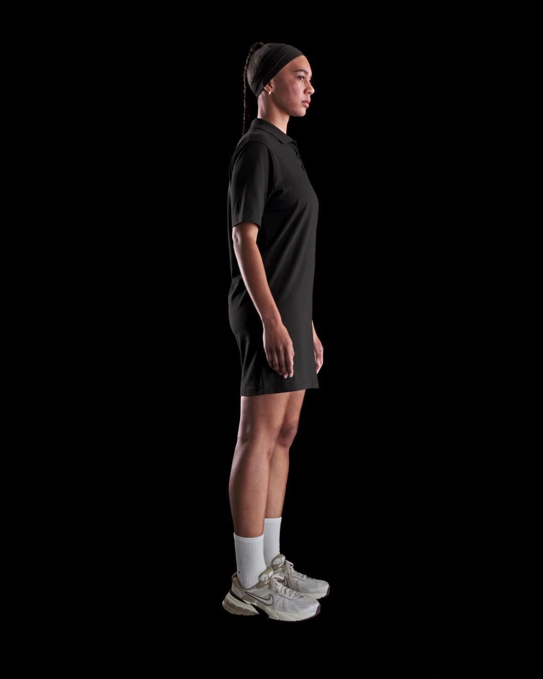 Women's Nike Sportswear Essential Short-Sleeve Polo Dress Product Image