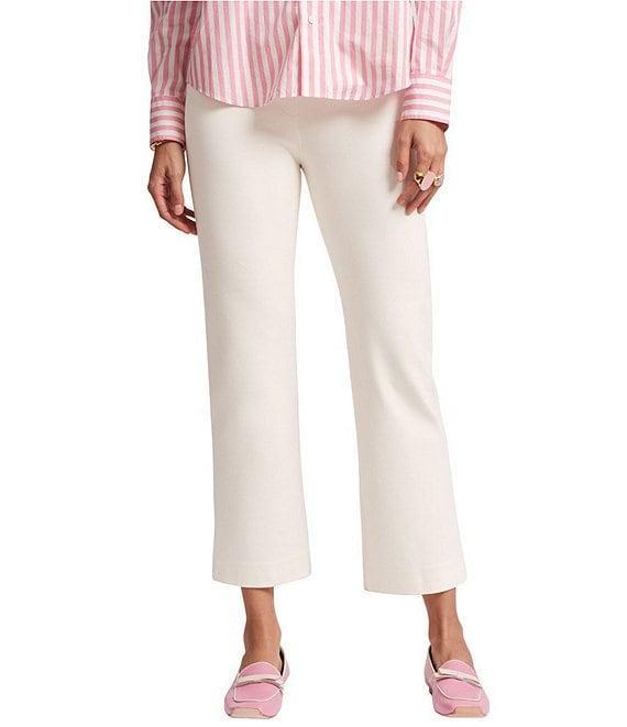 FRANCES VALENTINE Wonder Flat Front Cropped Pull-On Pants Product Image