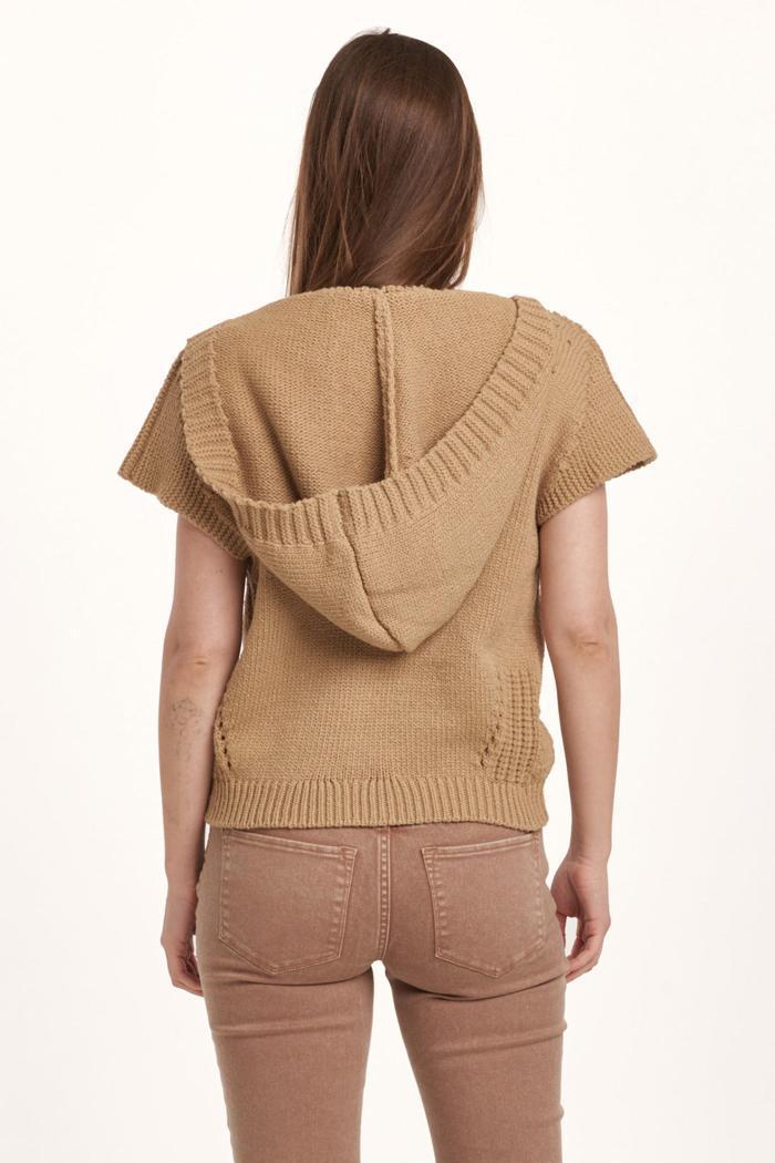 Emira Crochet Hoodie Product Image