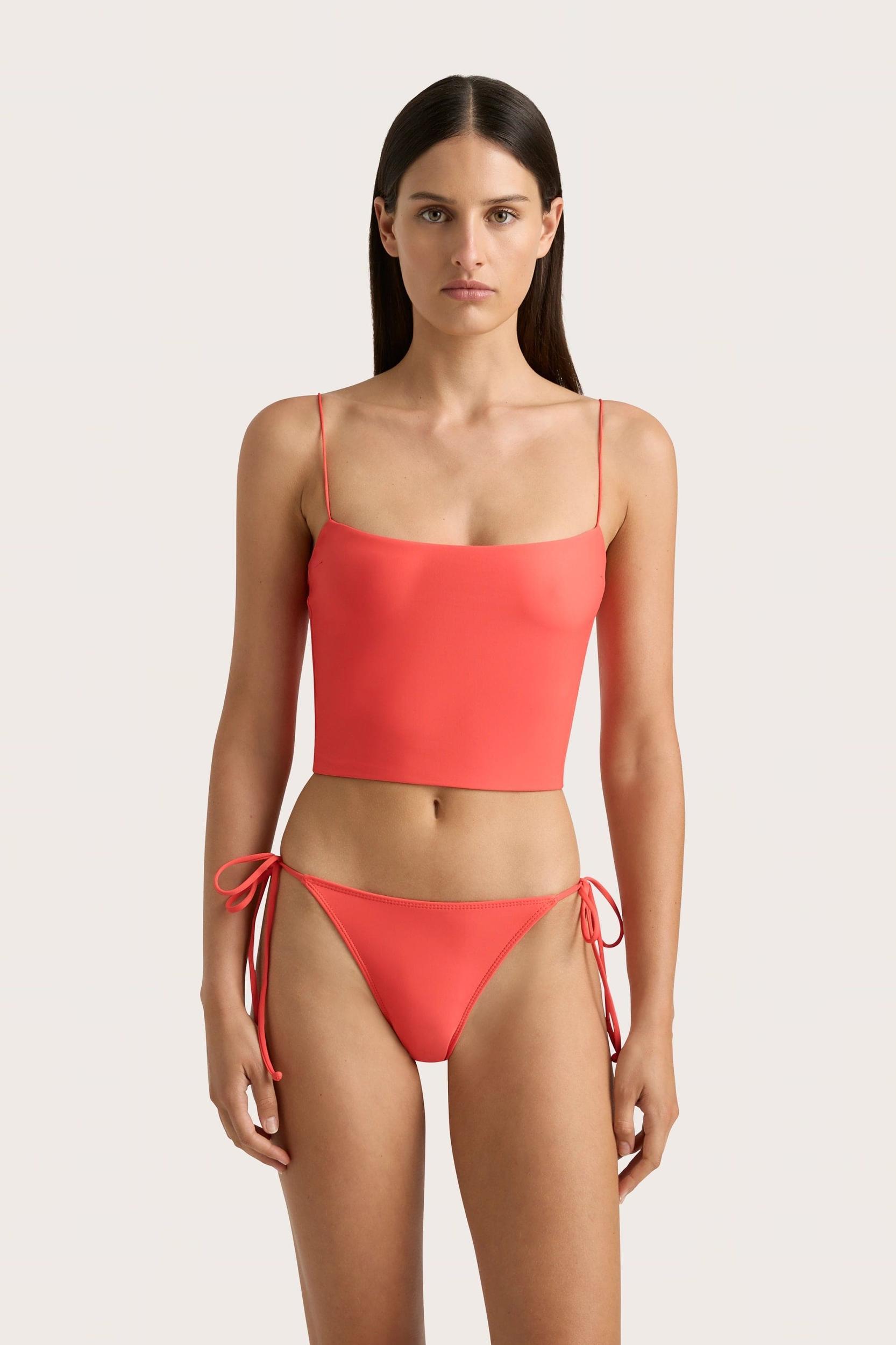Jean Swim Top Vermillion - Final Sale Product Image