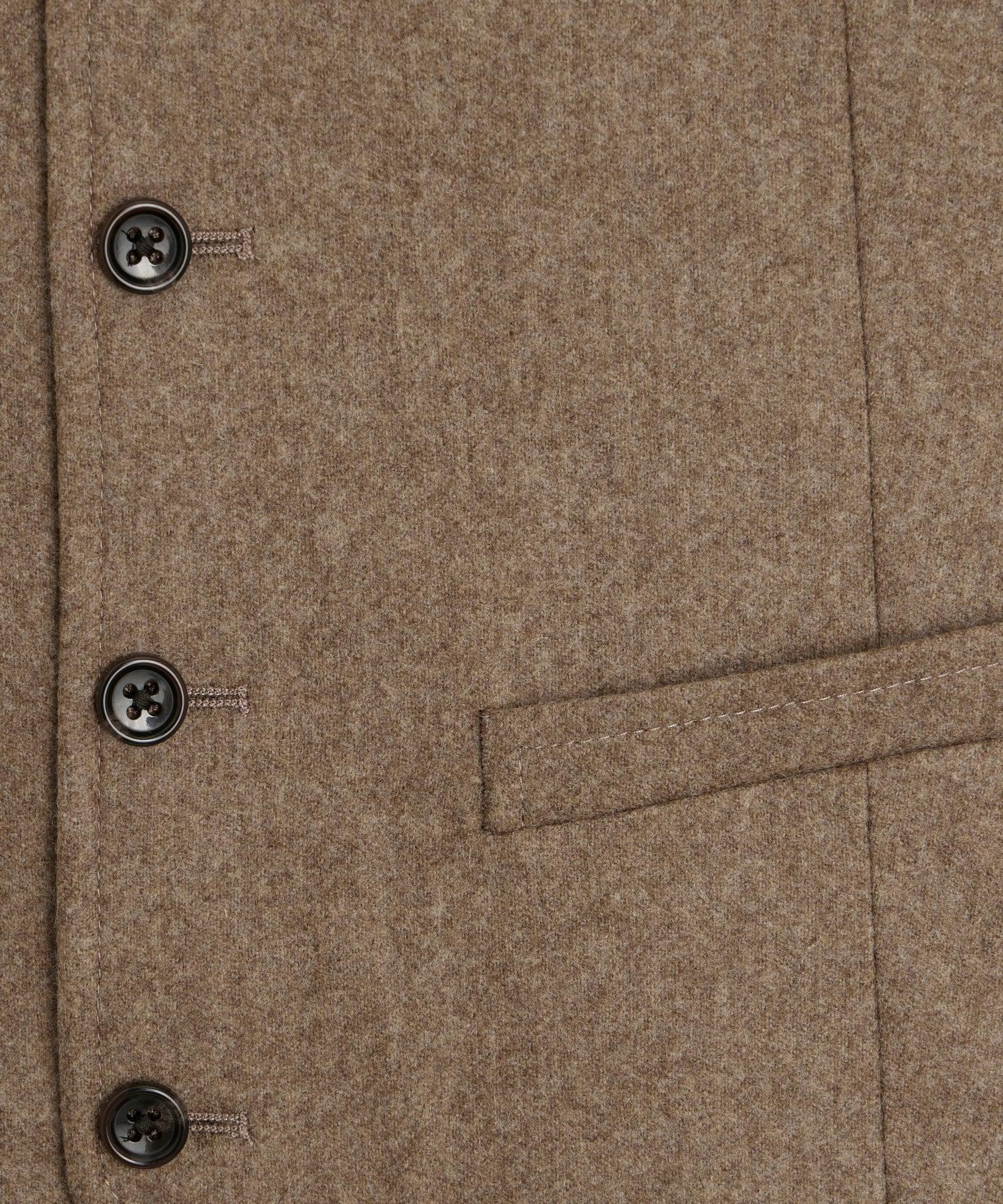 Italian Flannel Relaxed Madison Suit in Chestnut Product Image