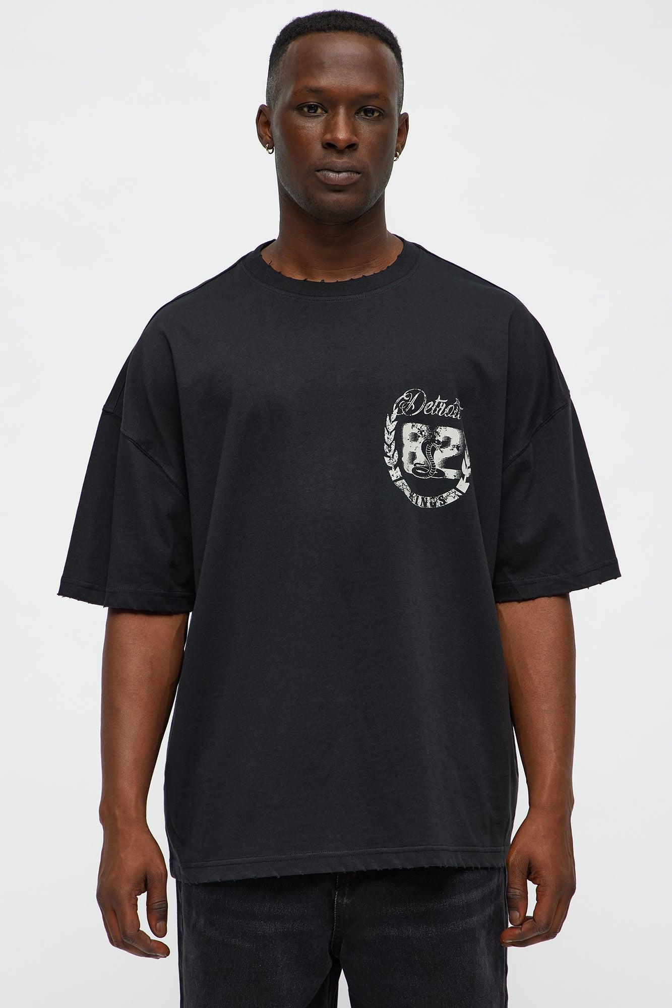 Detroit Dub Oversized Short Sleeve Tee - Black Product Image