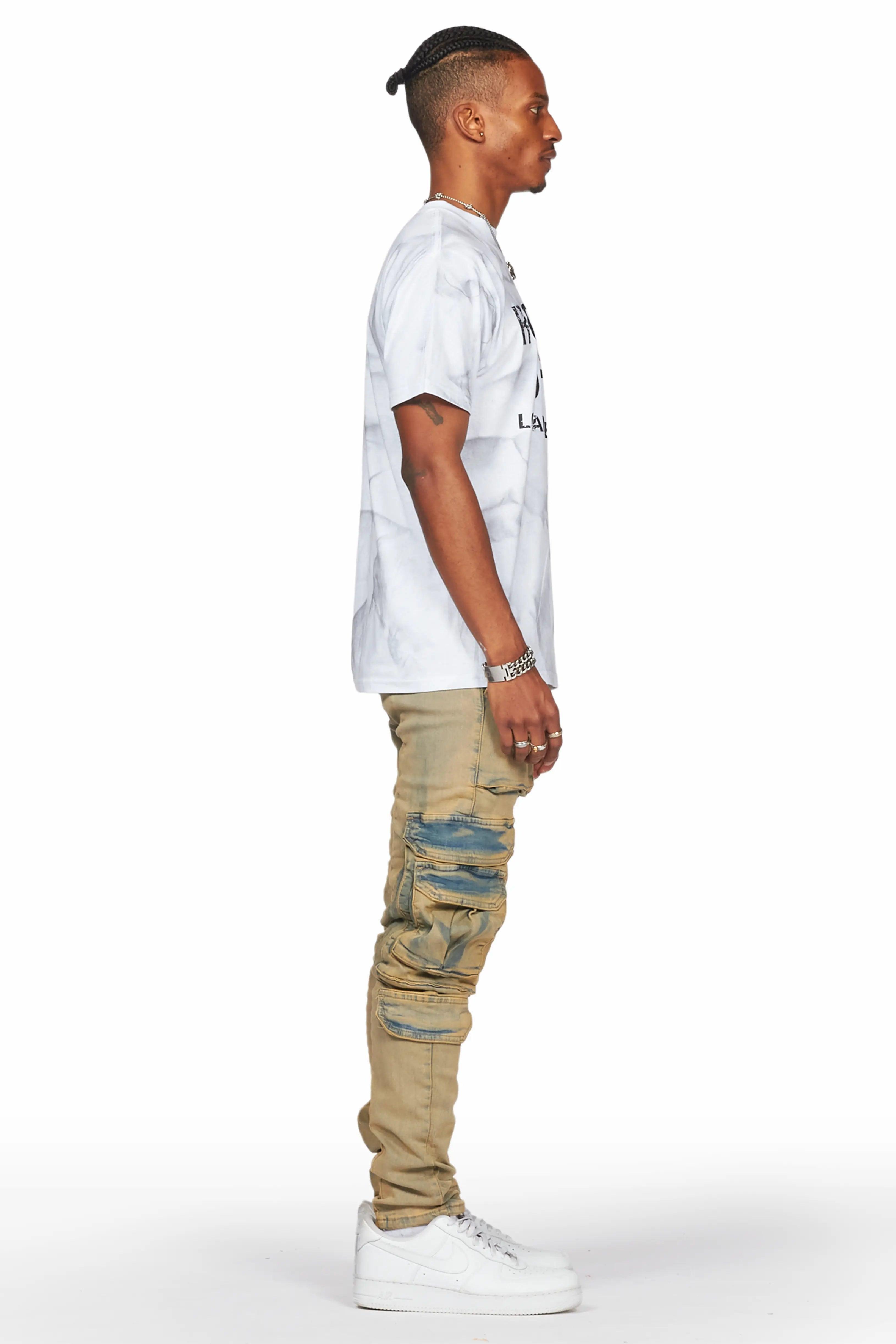 Iniko Tint Skinny Fit Cargo Jean Male Product Image