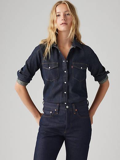 Iconic Western Denim Shirt Product Image