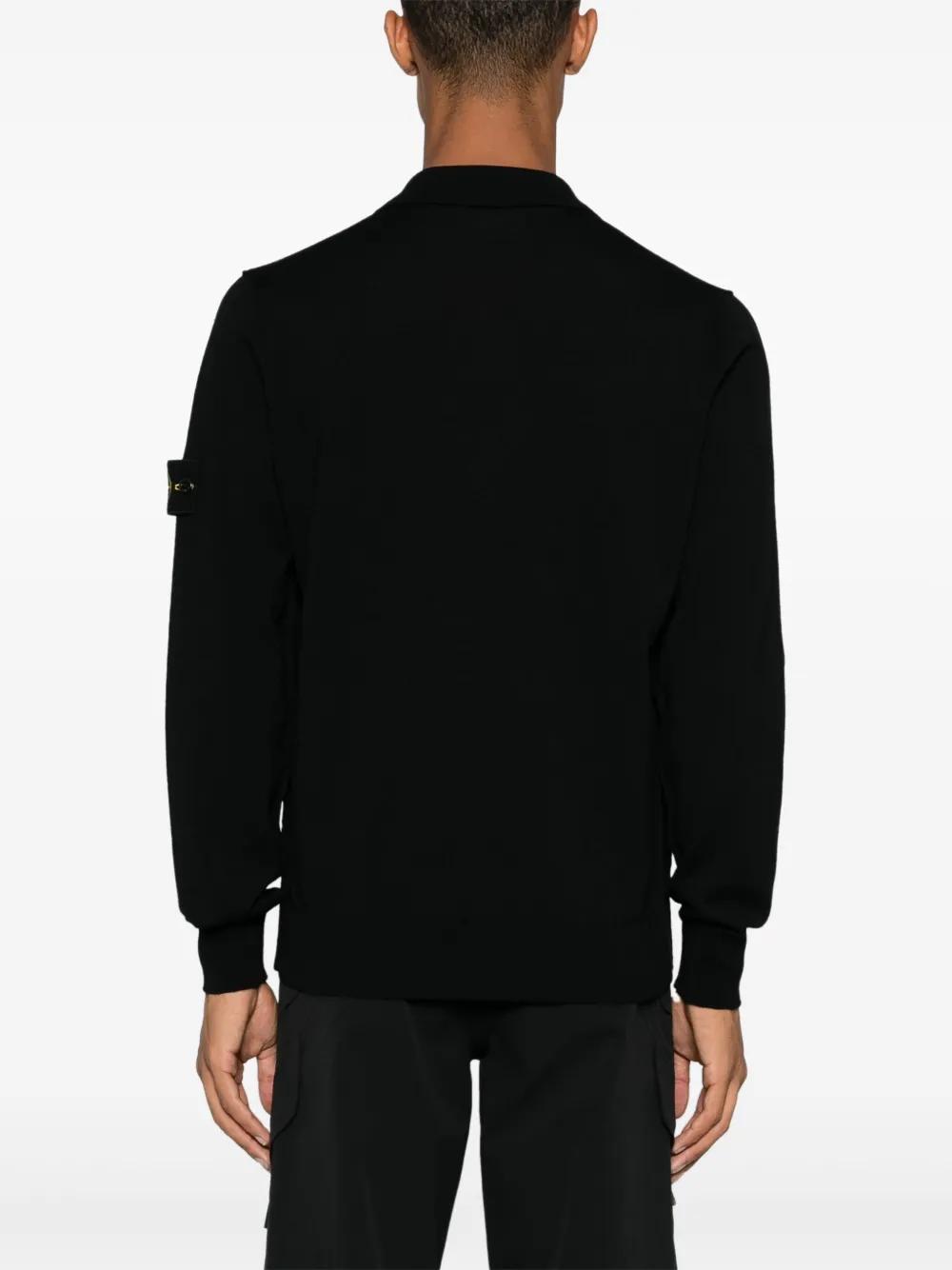 Compass-badge polo shirt Product Image