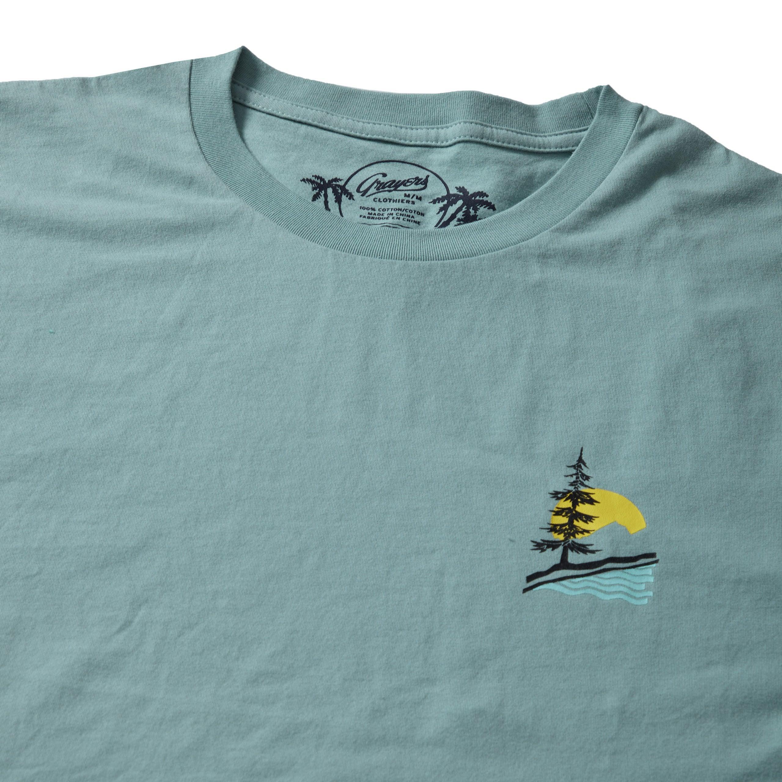 Scenic Print Tee - Blue Surf Product Image