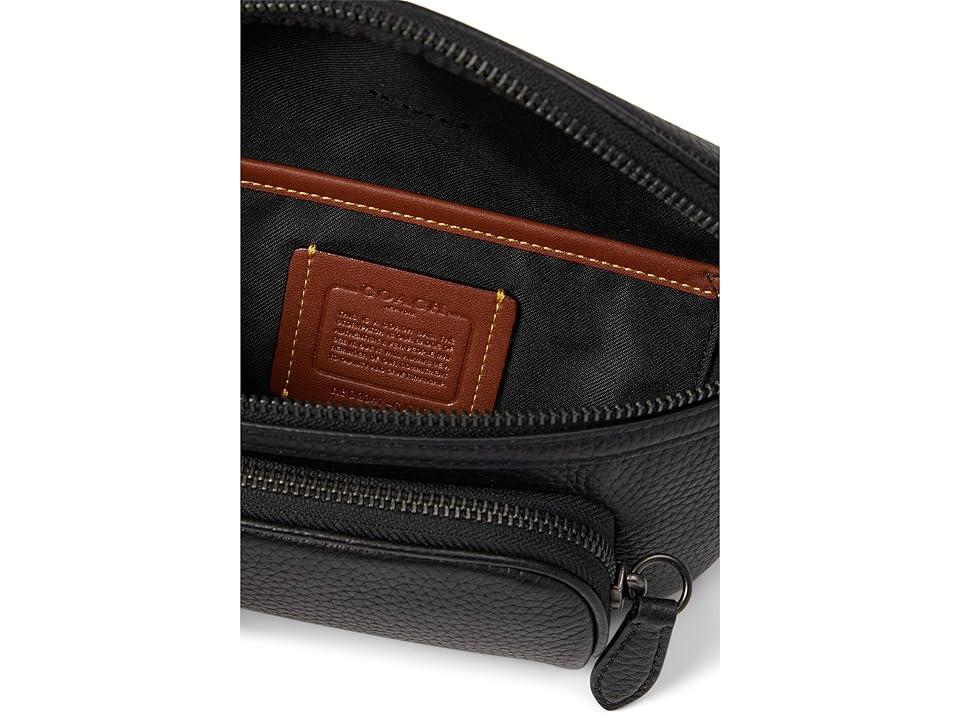 COACH Beck Belt Bag in Pebble Leather Handbags Product Image