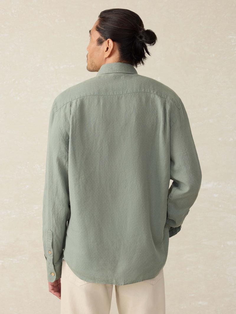 Laguna Linen Shirt - Fairfield Dobby Product Image