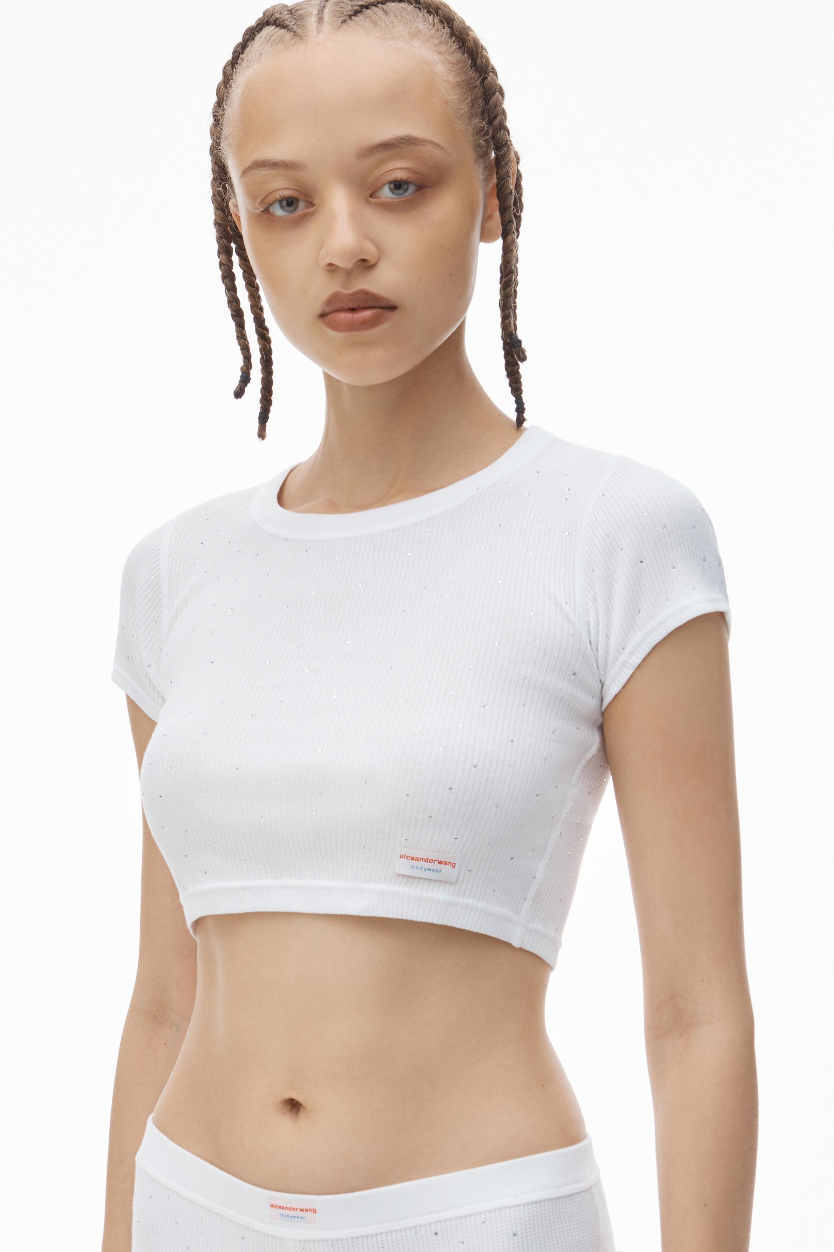 Crysal Hotfix Cami Dress In Waffle Knit Product Image