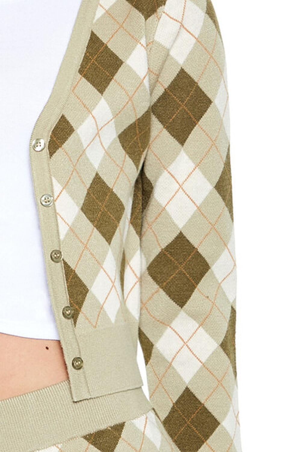 Argyle Cardigan Sweater | Forever 21 Product Image