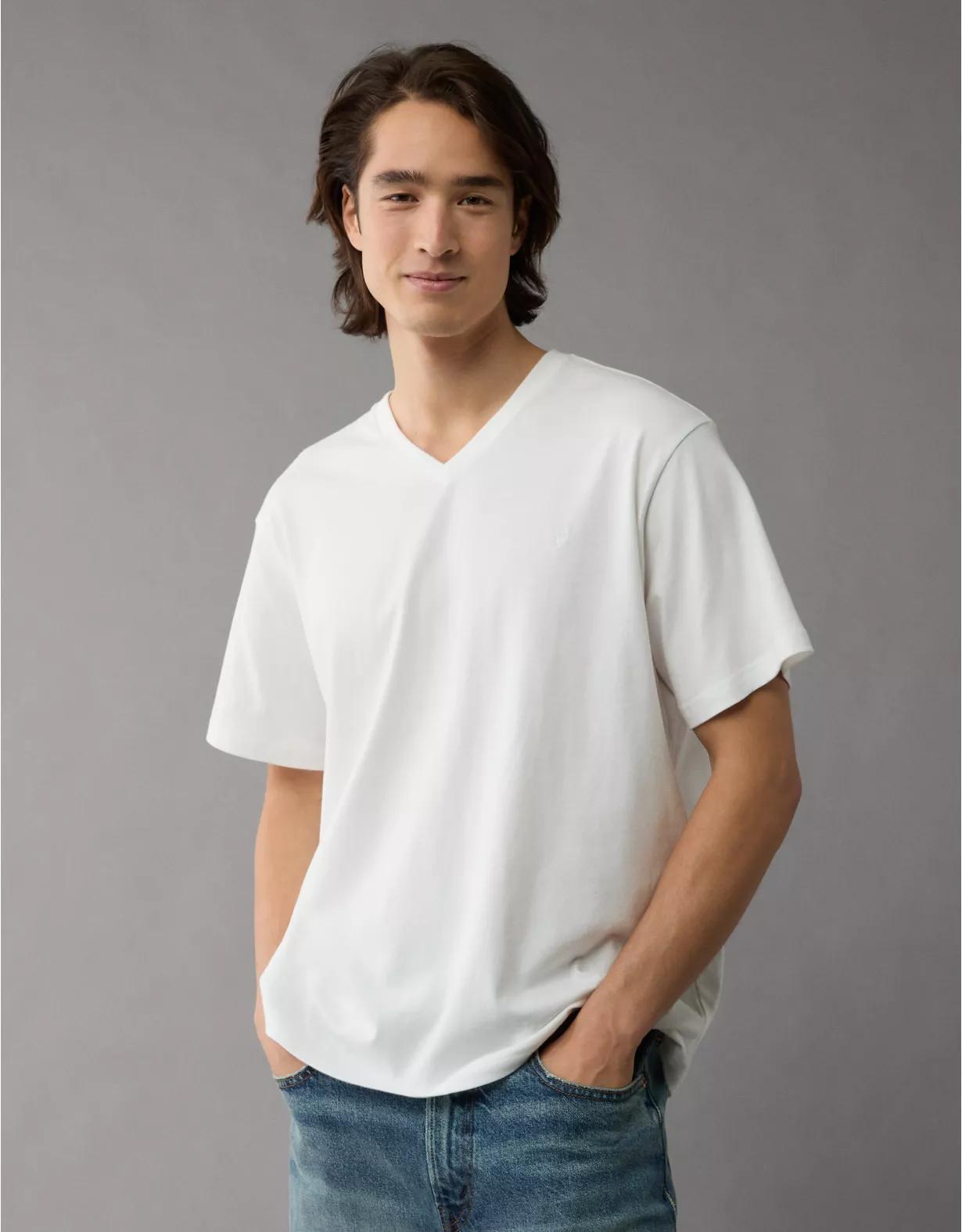 AE Lived-In V-Neck T-Shirt Product Image