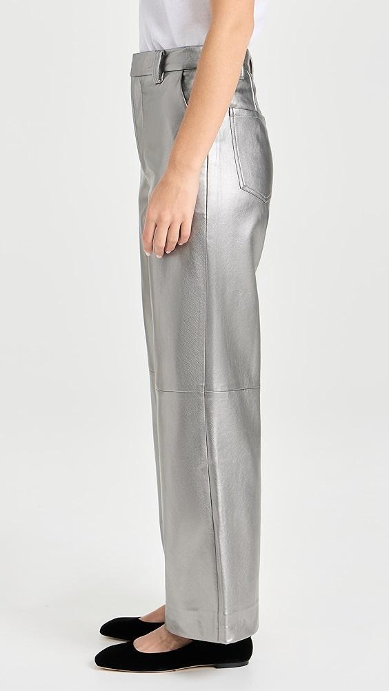 Joe's Jeans Mia Vegan Leather Crop Trousers | Shopbop Product Image