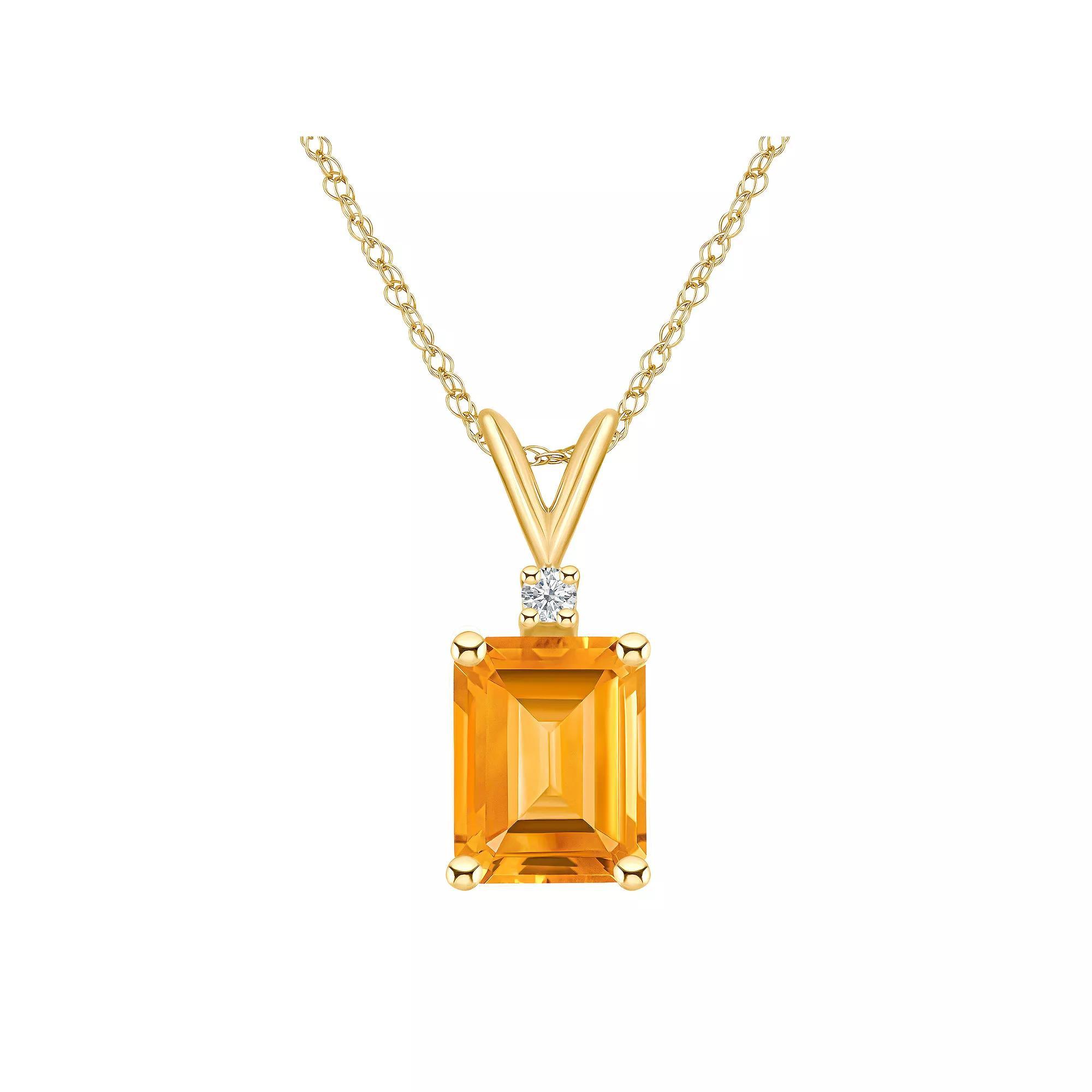 Celebration Gems 14k White Gold Gemstone & Diamond Accent Pendant Necklace, Women's, Size: 18", Purple Product Image