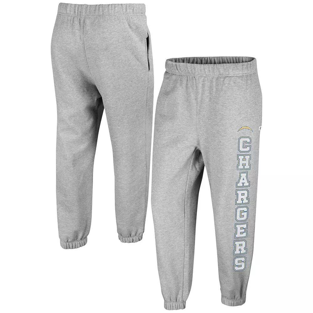 Women's '47 Gray Los Angeles Chargers Double Pro Harper Jogger Sweatpants, Size: XL, Grey Product Image