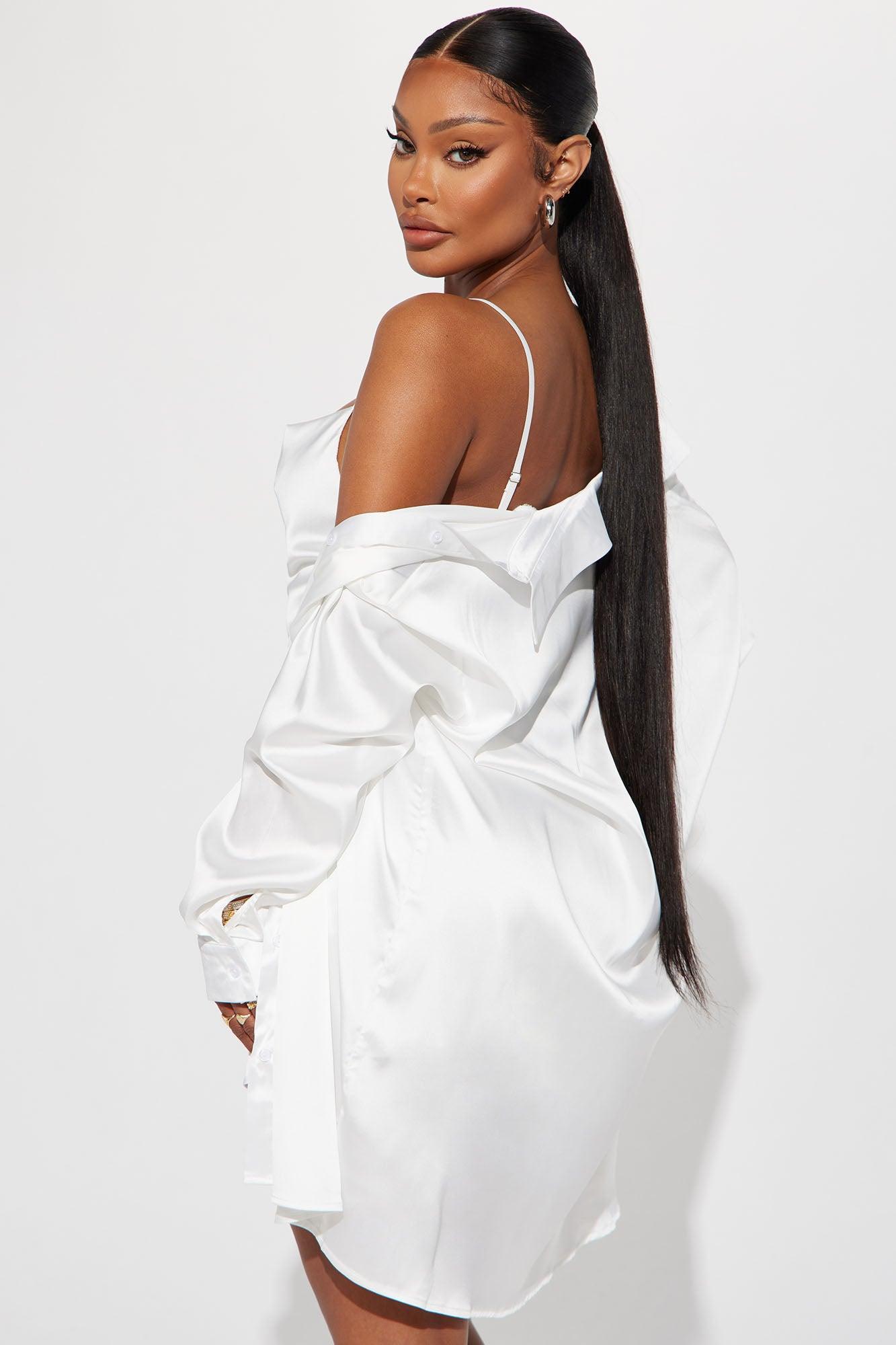 Stella Mini Dress Set - White Product Image