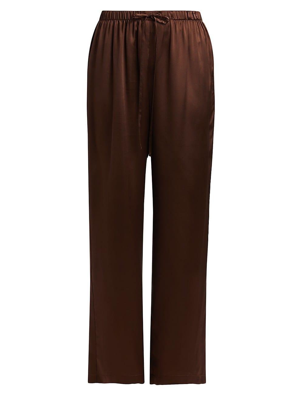 Womens Olina Silk Pants Product Image