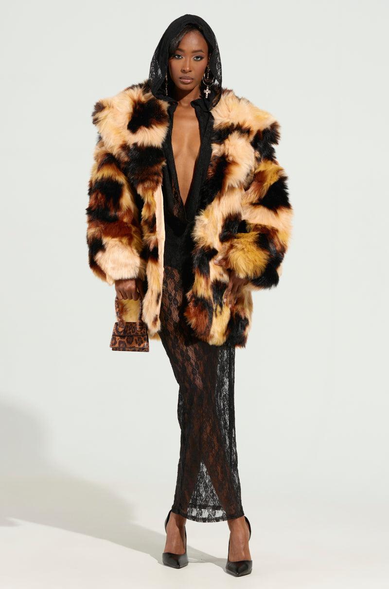 ALL ABOUT THE DRAMA LACE MAXI DRESS Product Image