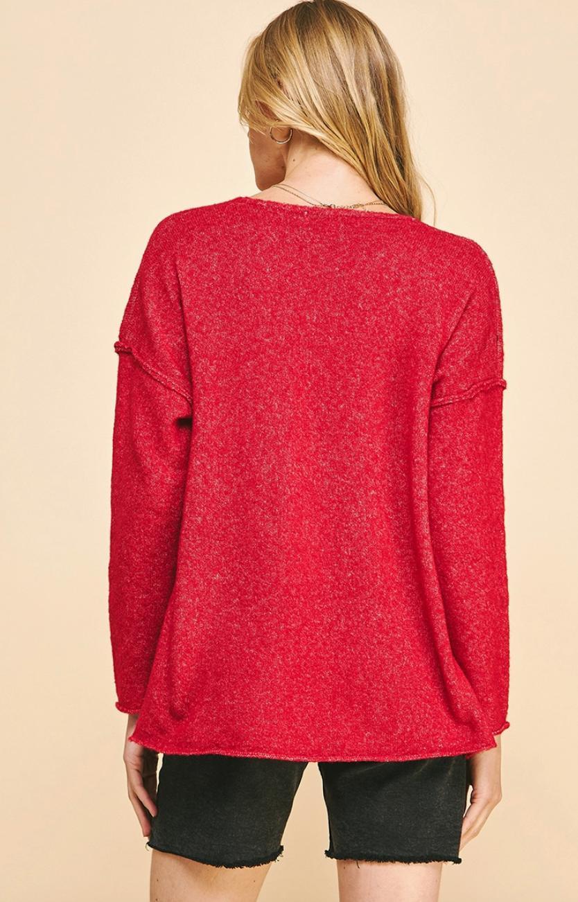 Super Soft V-Neck Sweater Product Image