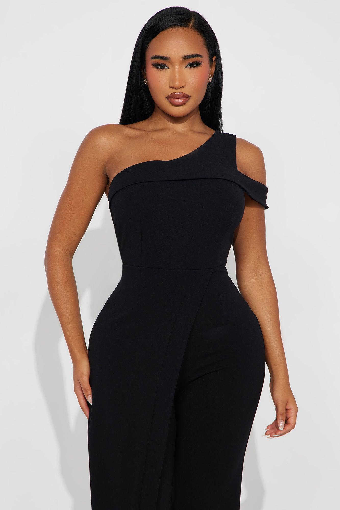 Melissa On Shoulder Jumpsuit - Black Product Image