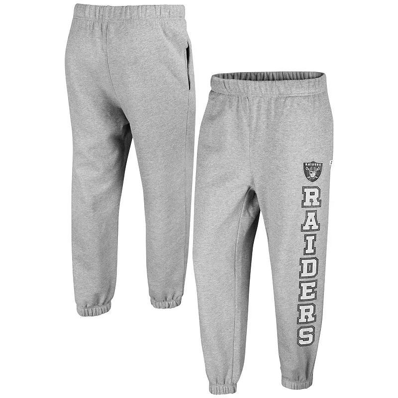 Women's '47 Gray Las Vegas Raiders Double Pro Harper Jogger Sweatpants, Size: Medium, Lvr Grey Product Image