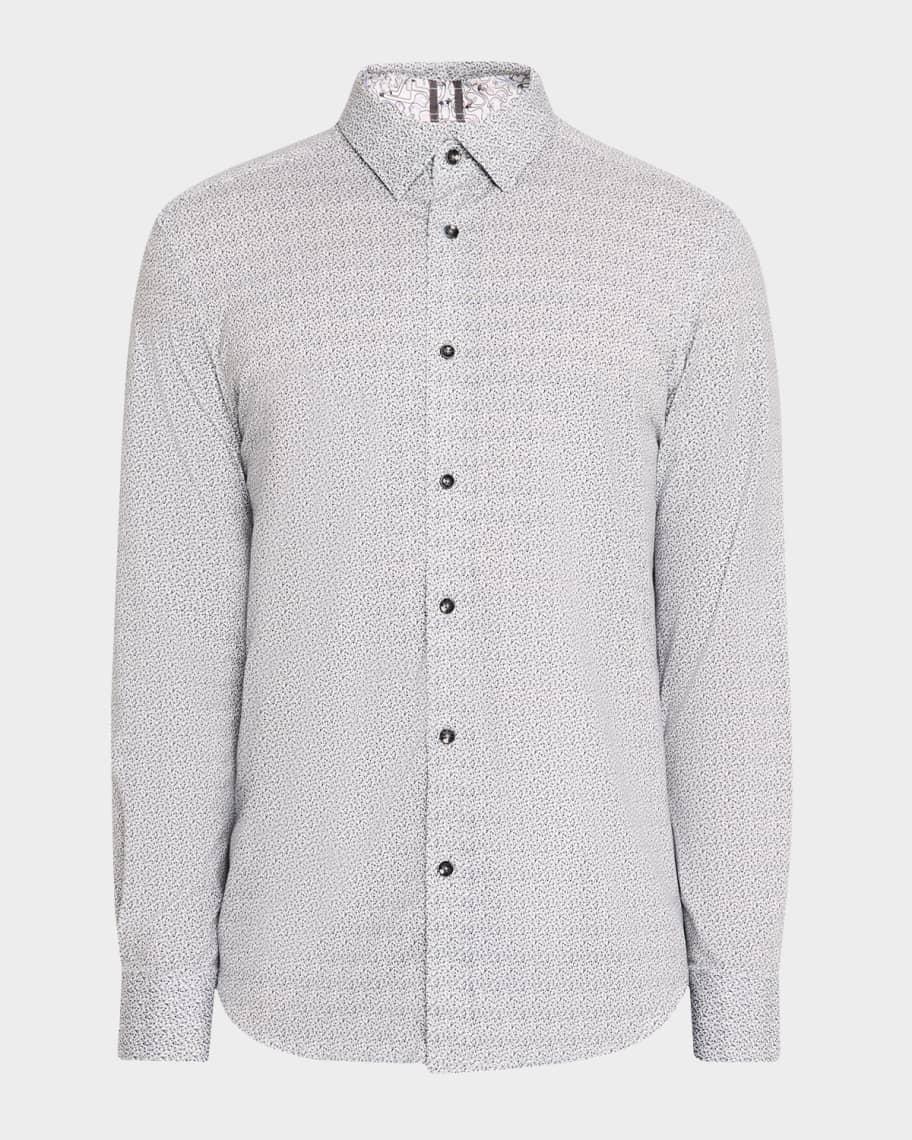 Mens Dorsey Printed Button-Front Shirt Product Image
