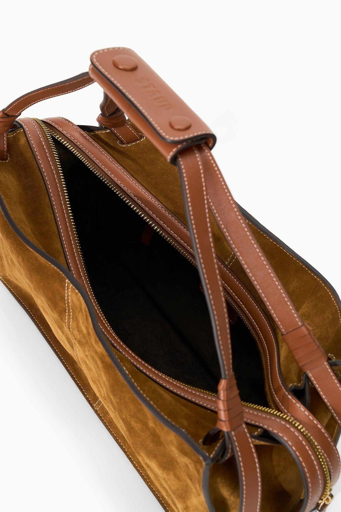 HAROLD BAG | TAN SUEDE Product Image