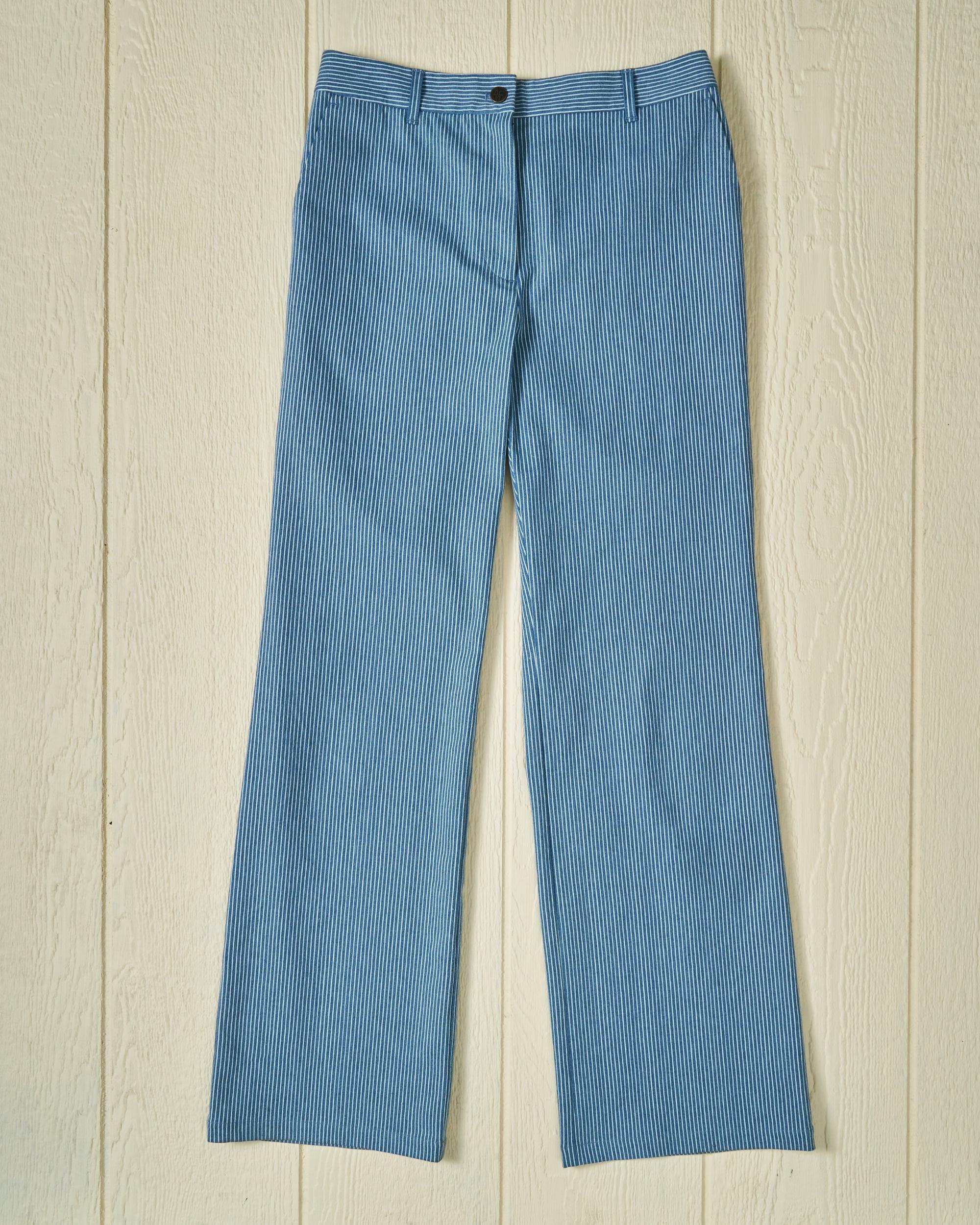Women's Relaxed Pant in Railroad Stripe Product Image
