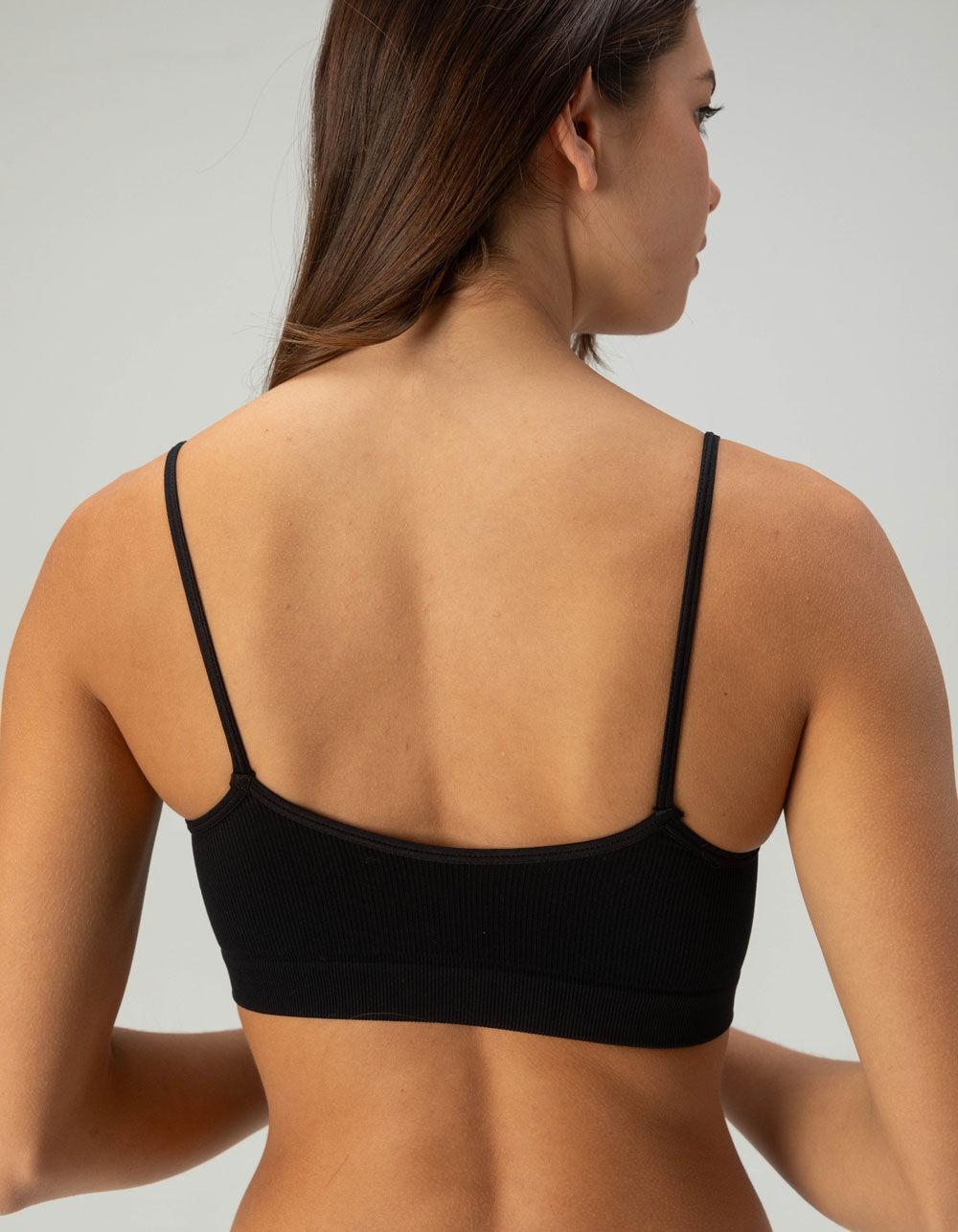 FULL TILT Scoop Neck Womens Bralette - WHITE Product Image