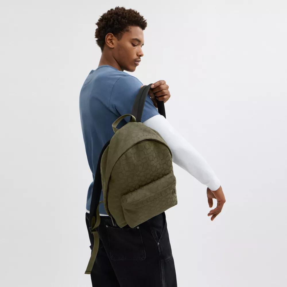 Hall Backpack In Signature Jacquard Product Image