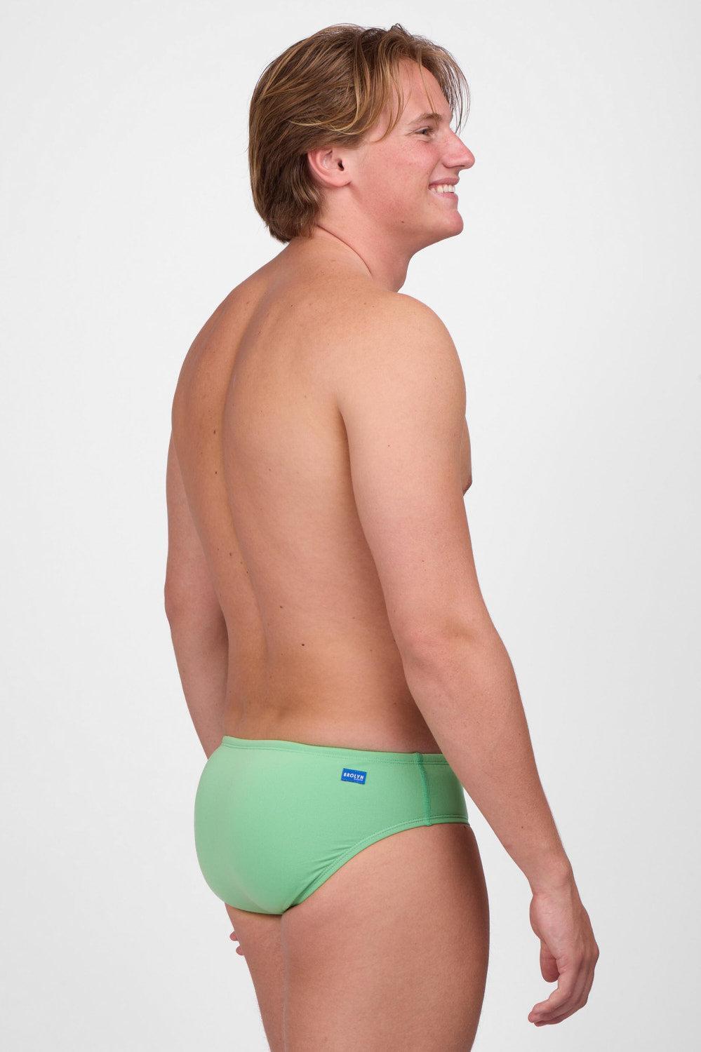 BROLYN Swim Brief - Green Apple Male Product Image