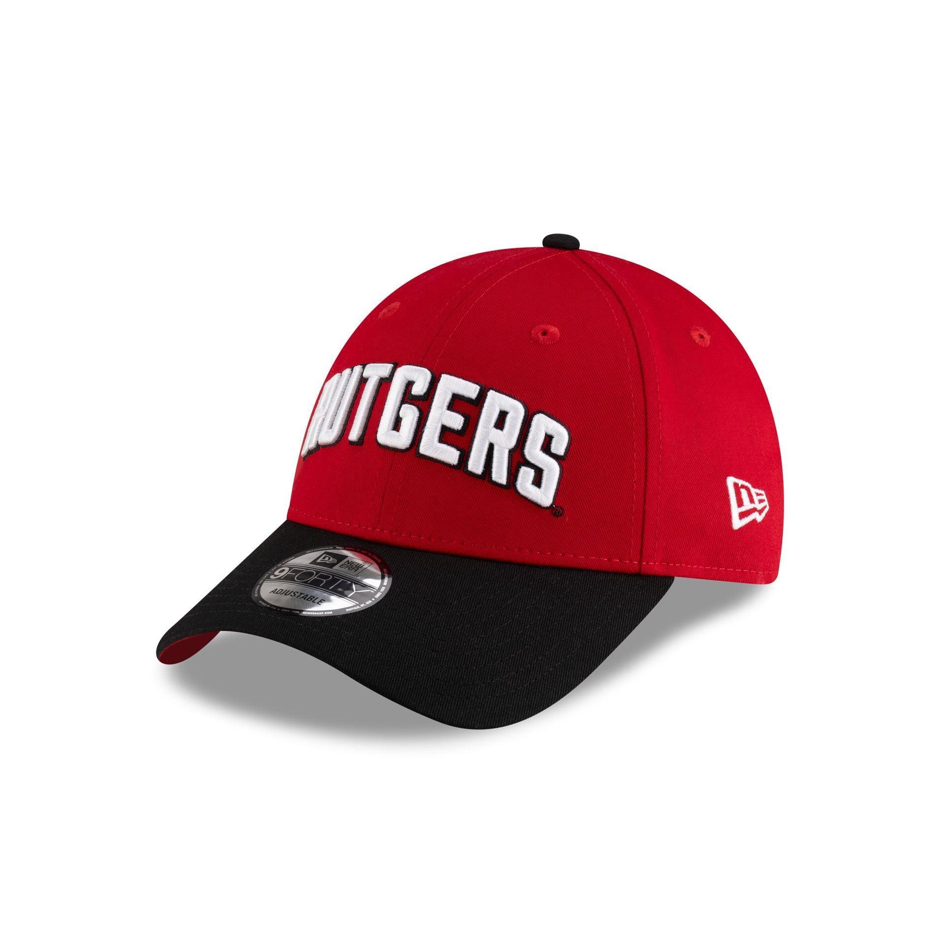 Rutgers Scarlet Knights Scarlet Black 9FORTY Snapback Hat Male Product Image