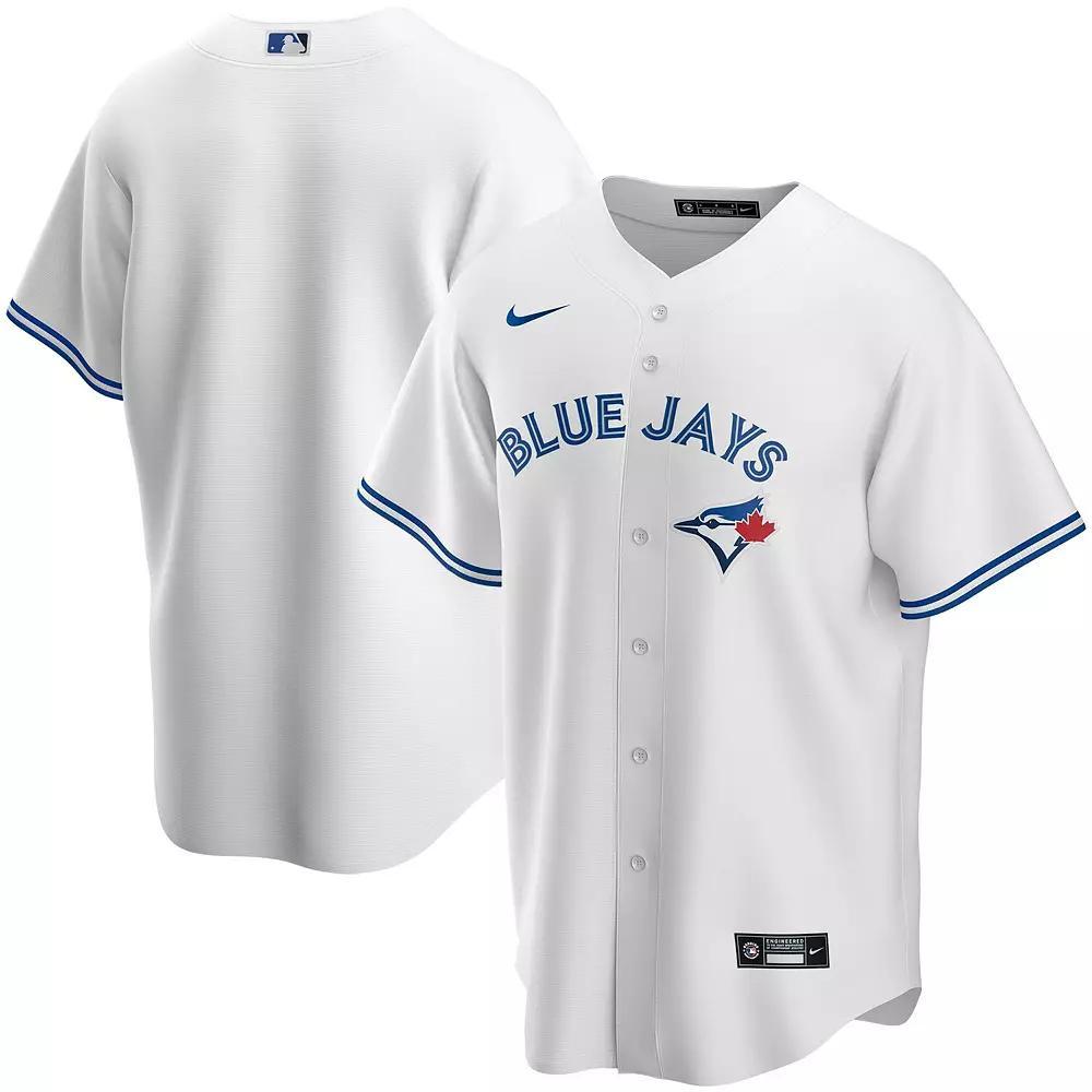 Men's Nike White Toronto Blue Jays Home Replica Team Jersey, Size: Small, Jay White Product Image