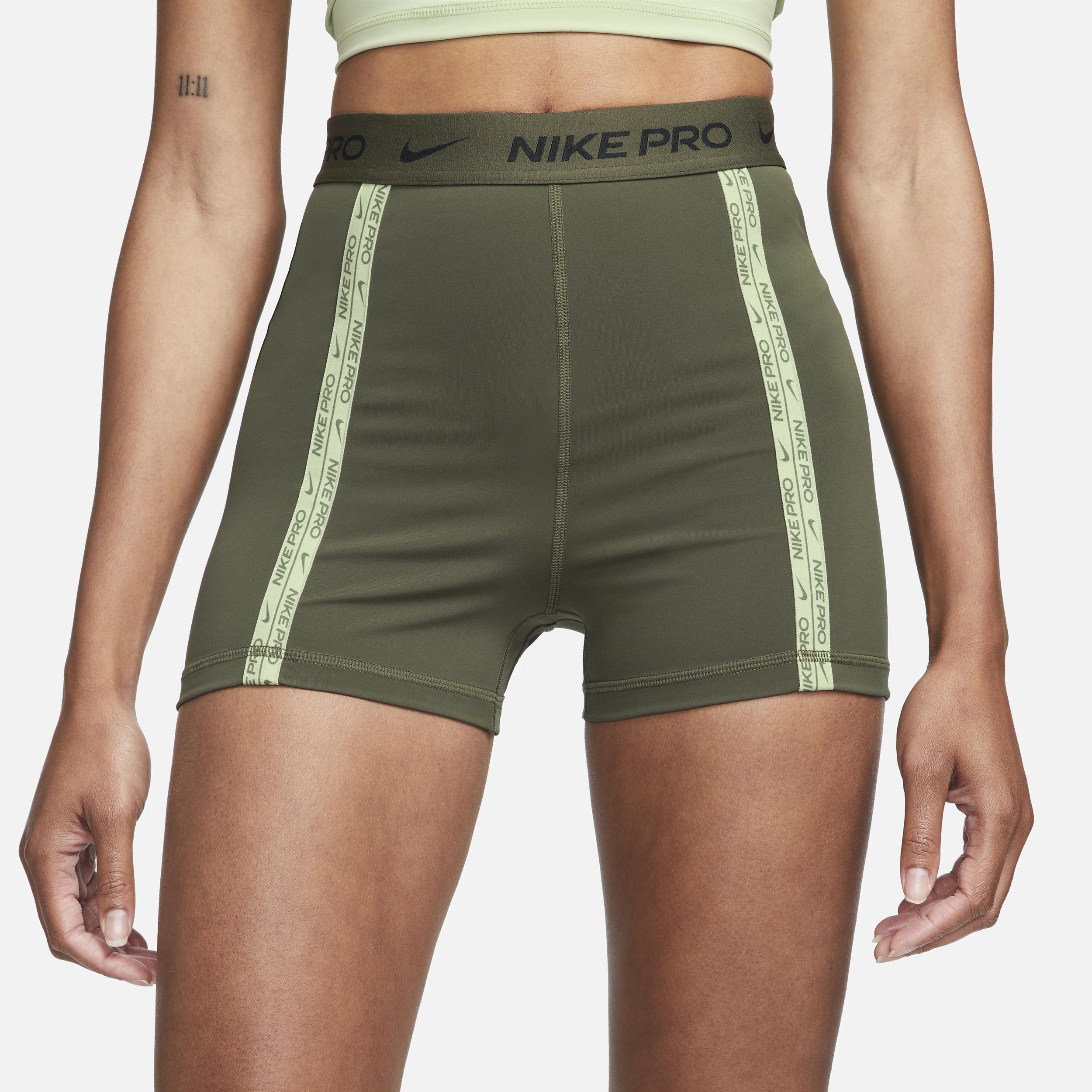 Women's Nike Pro Dri-FIT High-Waisted 3" Shorts Product Image