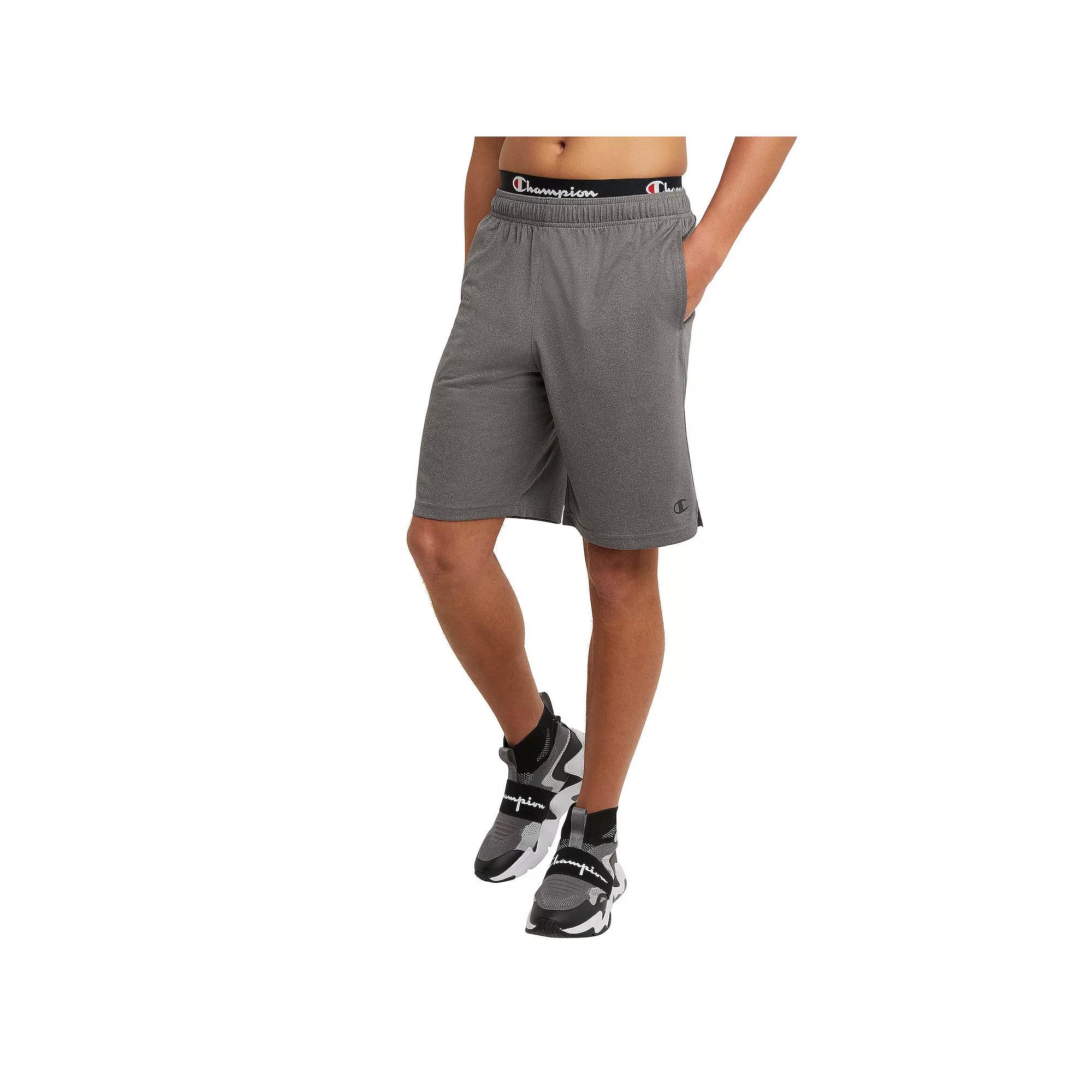 Men's Champion® Cross Training 10-Inch Shorts, Size: XXL, Black Product Image