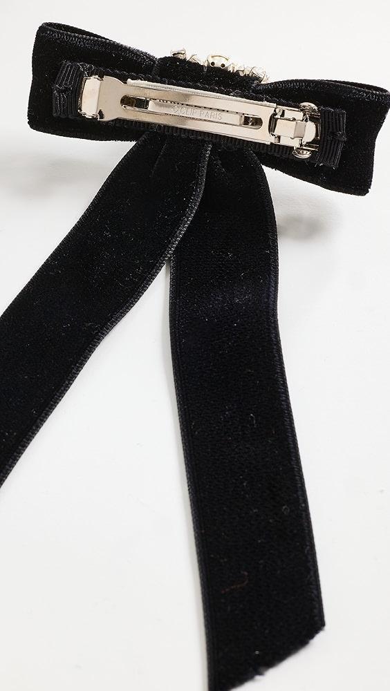 Jennifer Behr Kinley Velvet Bow Barrette | Shopbop Product Image