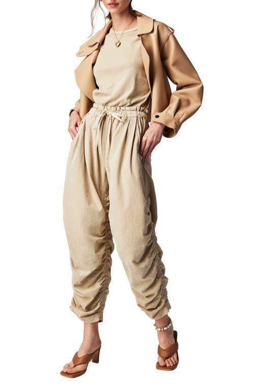 Free People Mixed Media One-Piece Women's Overalls One Piece Product Image